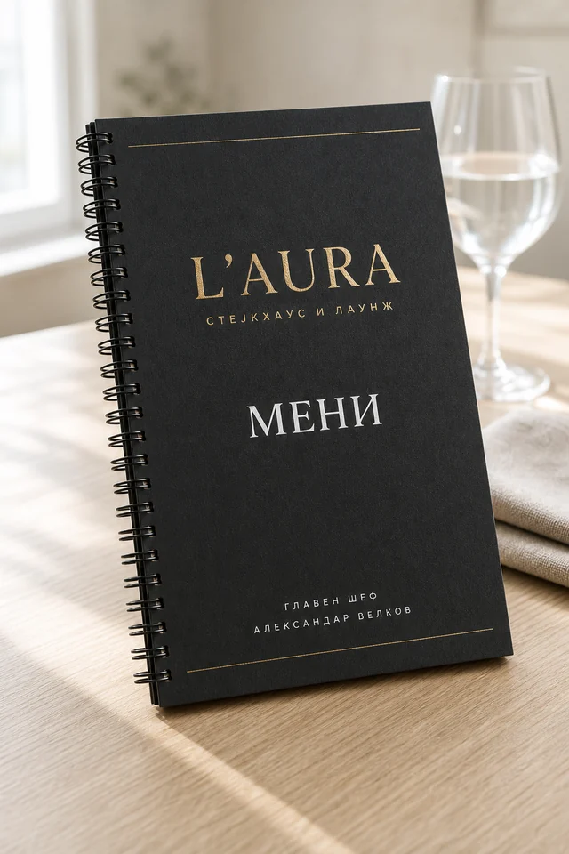 Елегантно мени — корица